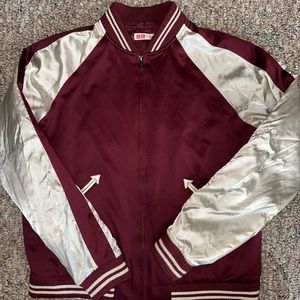 UNIQLO Minnie Mouse Tokyo Souvenir Bomber Jacket Womens Size Small